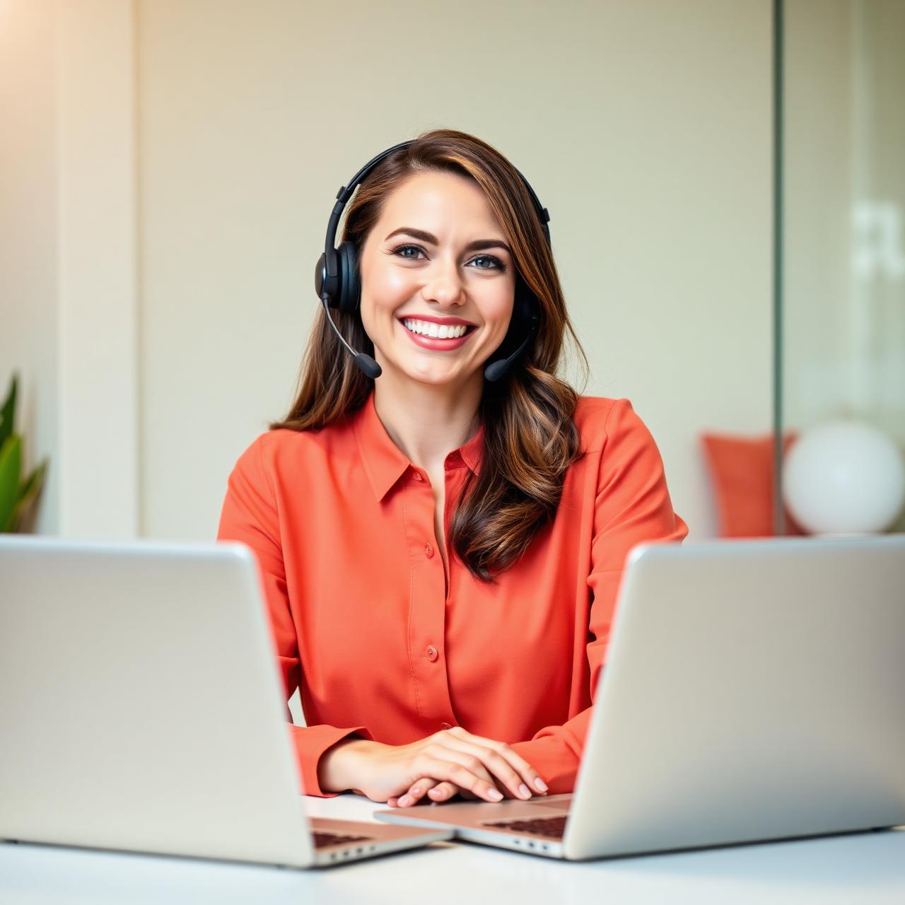 Friendly ExCustomerChangeHub agent ready to help with money transfer questions